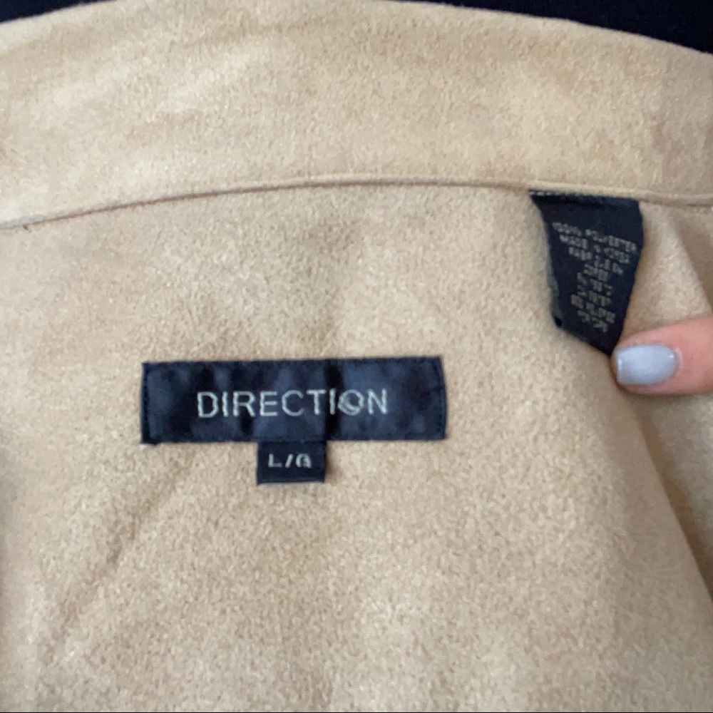 Suede button down jacket - Picture 9 of 9